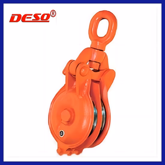 Double Sheave Snatch Block Wire Rope Pulley Block