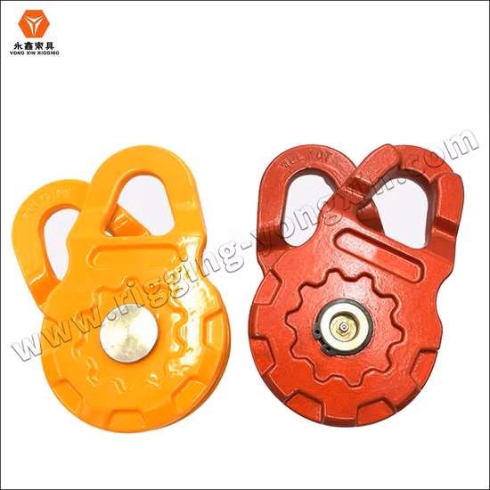 CE Certification Outdoor Aluminum Alloy Single Pulley Assurance Snatch Block Polea