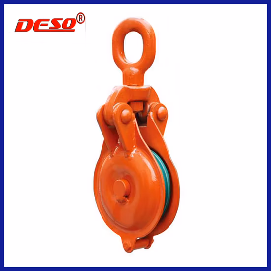 Double Sheave Snatch Block Wire Rope Pulley Block