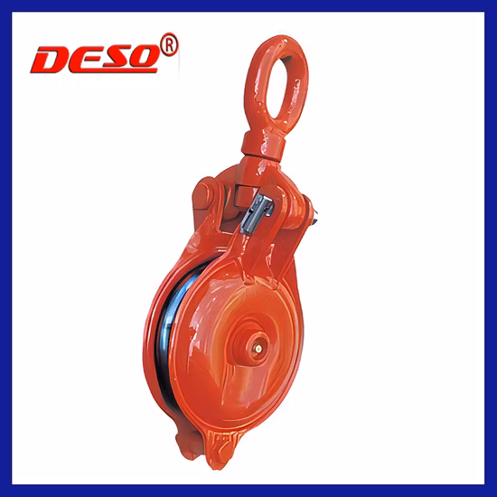 Double Sheave Snatch Block Wire Rope Pulley Block