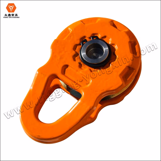 CE Certification Outdoor Aluminum Alloy Single Pulley Assurance Snatch Block Polea