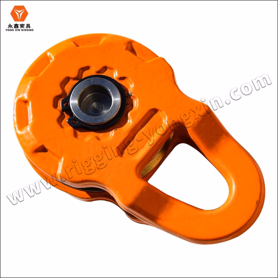 CE Certification Outdoor Aluminum Alloy Single Pulley Assurance Snatch Block Polea