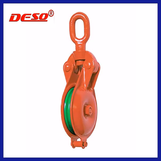 Double Sheave Snatch Block Wire Rope Pulley Block