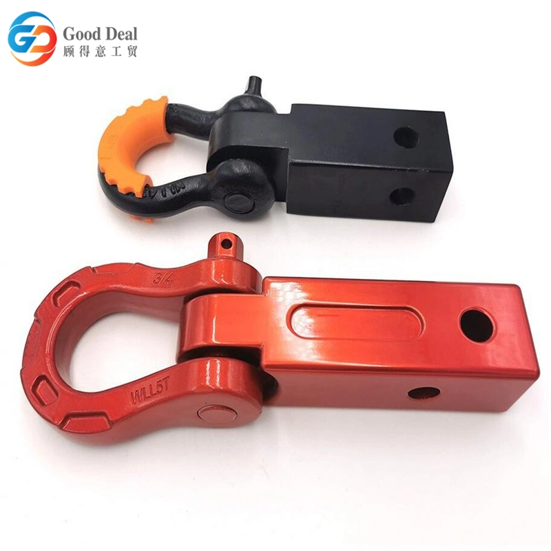 Good Quality Forged Tow Part 50mm D-Ring Recovery Hitch Kit