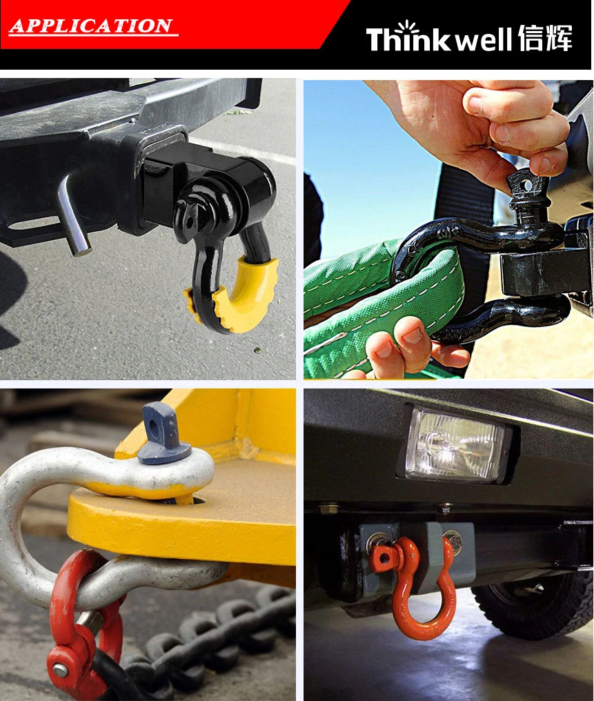 4X4 Winch Accessories Recovery Hitch with 4.75t Bow Shackle