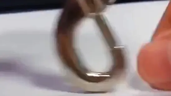 304 316 olhal de aço inoxidável galvanizado olhal de zinco gancho de reboque