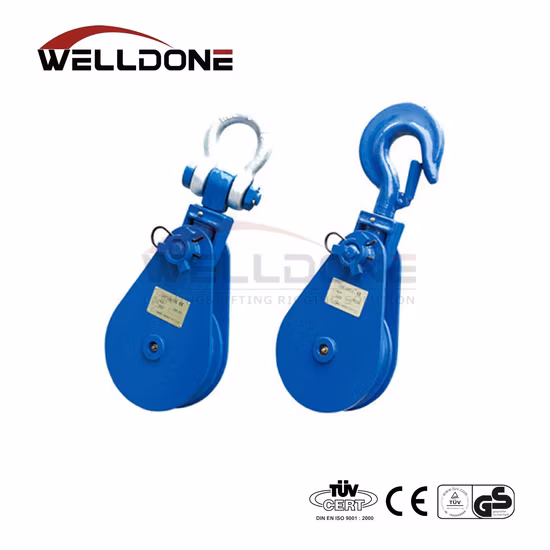 H419 Light Type Champion Snatch Block Snatch Single Roldana com Manilha de Elevação Tackle